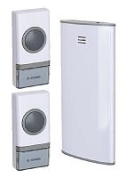 Звонок беспроводной аналоговый Космос (KOC AG307C2) 32 мелодии белый картинка 